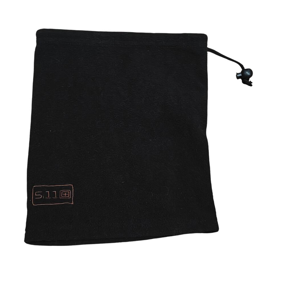 511 5.11 Tactical Fleece Neck Gator Adult Black Adjustable Hiking Outdoor Mens